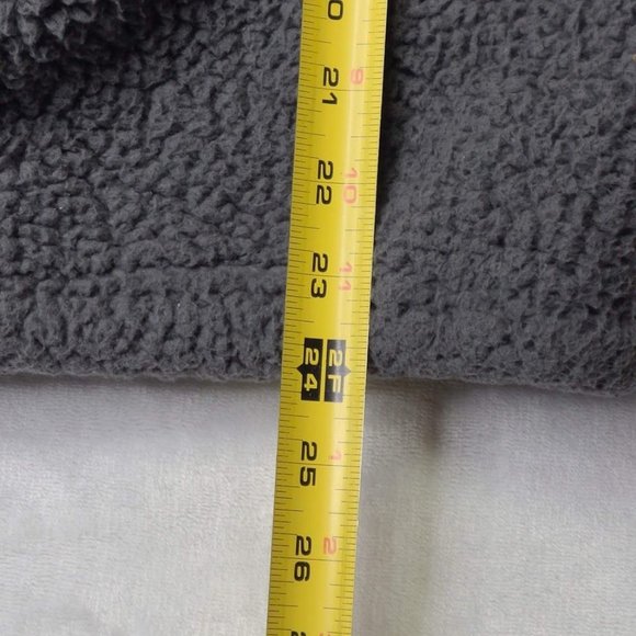 Boise State Broncos Gray Sherpa Half-Zip Pullover Jacket XL Captivating BSU - Picture 9 of 10